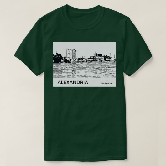 Alexandria Louisiana TShirt (Design devant)