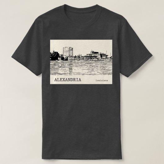 Alexandria Louisiana TShirt - 1 (Design devant)