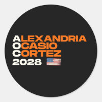 Alexandria Ocasio-Cortez 2028 Amerikaanse vlag