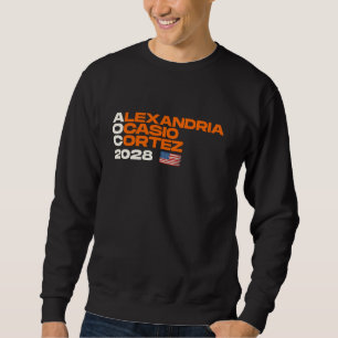 Alexandria Ocasio-Cortez 2028 Amerikaanse vlag Trui