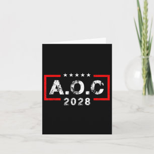 Alexandria Ocasio Cortez 2028 voor President Kaart
