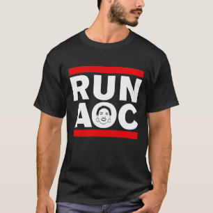 Alexandria Ocasio Cortez AOC Mannen Donker T-shirt