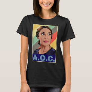 Alexandria Ocasio-cortez eerste Vrouw president T-shirt