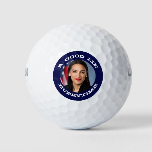 Alexandria Ocasio-Cortez Good Lie Golfballen (Voorkant)