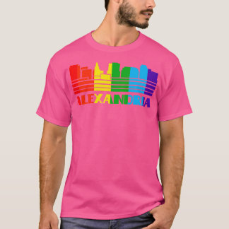 Alexandria Pride Alexandria LGBT Gift LGBTQ Suppo T-shirt