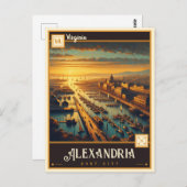 Alexandria, Virginia | BRIEFKAART (Voorkant / Achterkant)