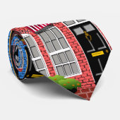 Alexandria, Virginia Townhouses Stropdas (Opgerold)