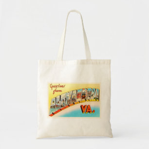 Alexandria Virginia VA Old Vintage Travel Briefkaa Tote Bag