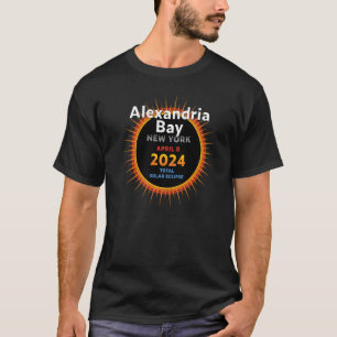 Alexandrië Bay New York NY Totaal zonnecrisis 202 T-shirt