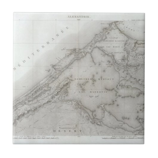 Alexandrie, Egypte Tegeltje (Voorkant)
