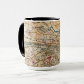 Alexandrië, Mok Antiek kaart VA (Voorkant links)