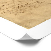 Alexandrië VA George Washington Map 1760 Poster (Hoek)