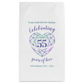 Alexandrite Anniversaire 55 ans de sac cadeau d'am (Dos)