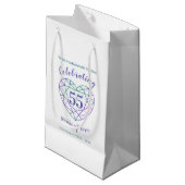 Alexandrite Anniversaire 55 ans de sac cadeau d'am (Devant Angle)