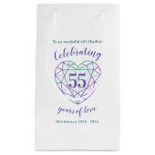 Alexandrite Anniversaire 55 ans de sac cadeau d'am (Devant)