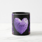 AlexDizaine Enchanted Purple Bears Coffee Mug  (Centre)