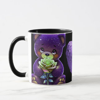 AlexDizaine Enchanted Purple Bears Coffee Mug  Mok