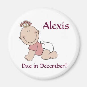 Alexis Baby Girl Magnet Magneet