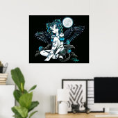 Alexis Flower Moon Angel Poster (Bureau à domicile)
