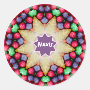 ALEXIS ~ Specialized Easter Snoep Pattern ~ Class Ronde Sticker