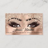 Alexxis Makeup Brow Lashes Glitter Drip Spark Visitekaartje (Voorkant)