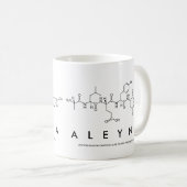 Aléyna peptide nom mug (Devant droit)