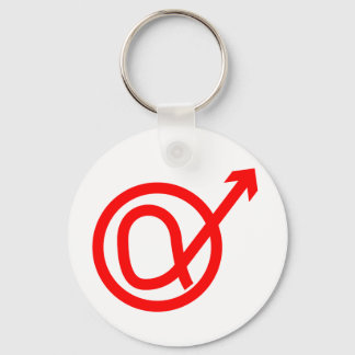 Alfa Mannelijk teken Sleutelhanger