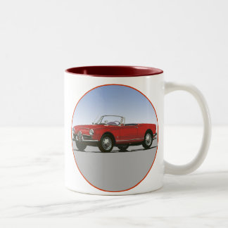 Alfa Romeo 1600 Giulla Spider Tweekleurige Koffiemok