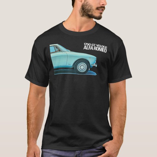 ALFA ROMEO 1750 GT VELOCE BERTONE Classic T-shirt (Devant)