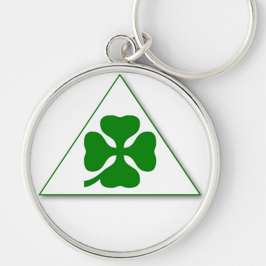 Alfa Romeo Autodelta Clover Key Ring and Sleutelha Sleutelhanger (Voorkant)