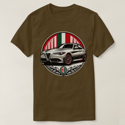 Alfa Romeo Giulia 11 T-shirt (Design voorkant)
