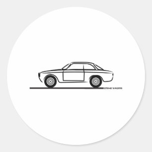 Alfa Romeo GTA GTV T-Shirt Ronde Sticker