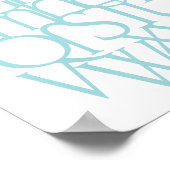 Alfabet afdrukken poster (Hoek)