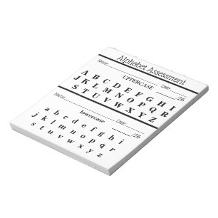 Alfabet Assessment Notitieblok leraar