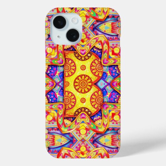 Alfabet B Case-Mate iPhone Case (Achterkant)