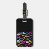 Alfabet Bagagelabel (Voorkant verticaal)