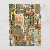 alfabet briefkaart (Voorkant)