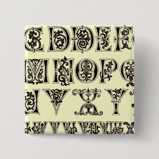 Alfabet Button (Voorkant)