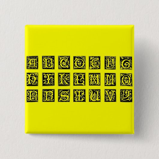 Alfabet Button (Voorkant)