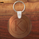 alfabet cuir lettre K Sleutelhanger (Voorkant)
