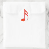 Alfabet F Ronde Sticker (Tas)