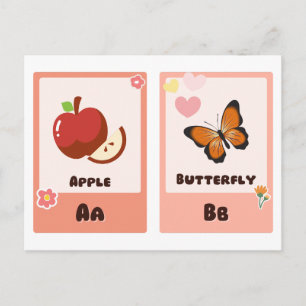 Alfabet-flashcards ABC Educatieve Kaarten "A, B"