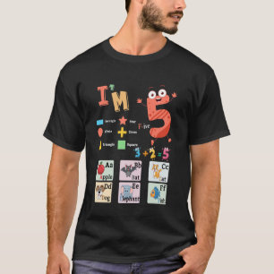 Alfabet Fonics & Vorm Idee Voor Kinderen Educatief T-shirt