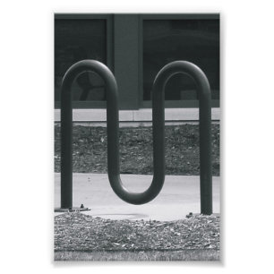 Alfabet Fotografie M1 Black en White, 4x6 Foto Afdruk