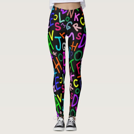 Alfabet Fun Leggings (Voorkant)
