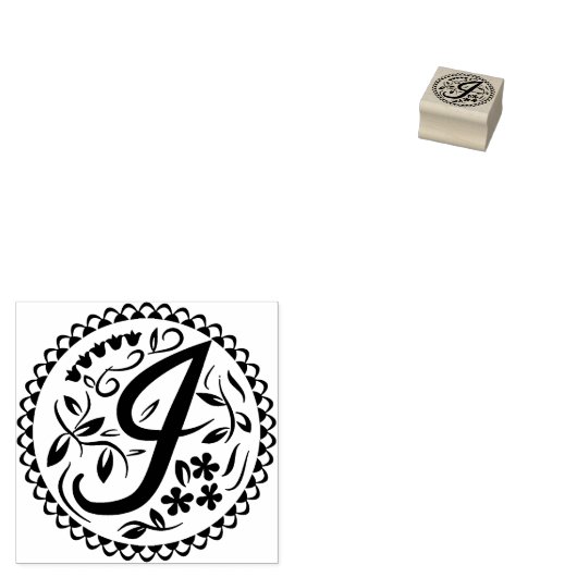 Alfabet I Rubberstempel (Gestempeld)