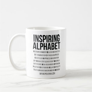 Alfabet inspireren koffiemok