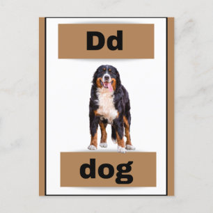 alfabet kaart (met echt afbeelding)Vakantie Briefk