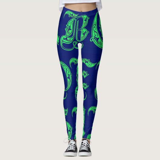 Alfabet Leggings vrouwen (Voorkant)