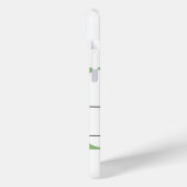 Alfabet letter H, waterverf Lavendel Dragonfly Case-Mate iPhone Case (Achterkant / Links)